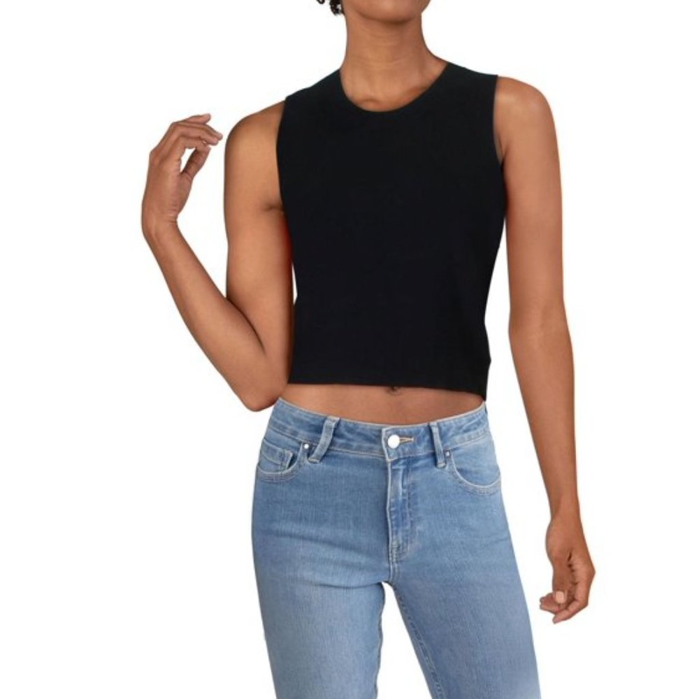 NWT A.L.C Ribbed Cropped Sleeveless Top